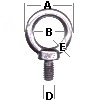 M10 Collared Eyebolt