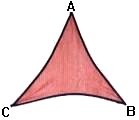 Custom Made 3 Sided Shade Sail