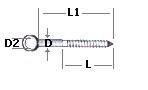 M10 Screw Eye